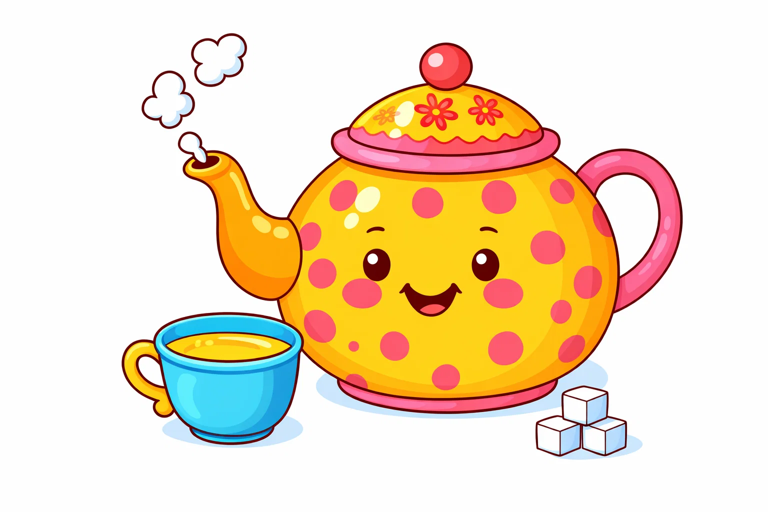 A cute little teapot