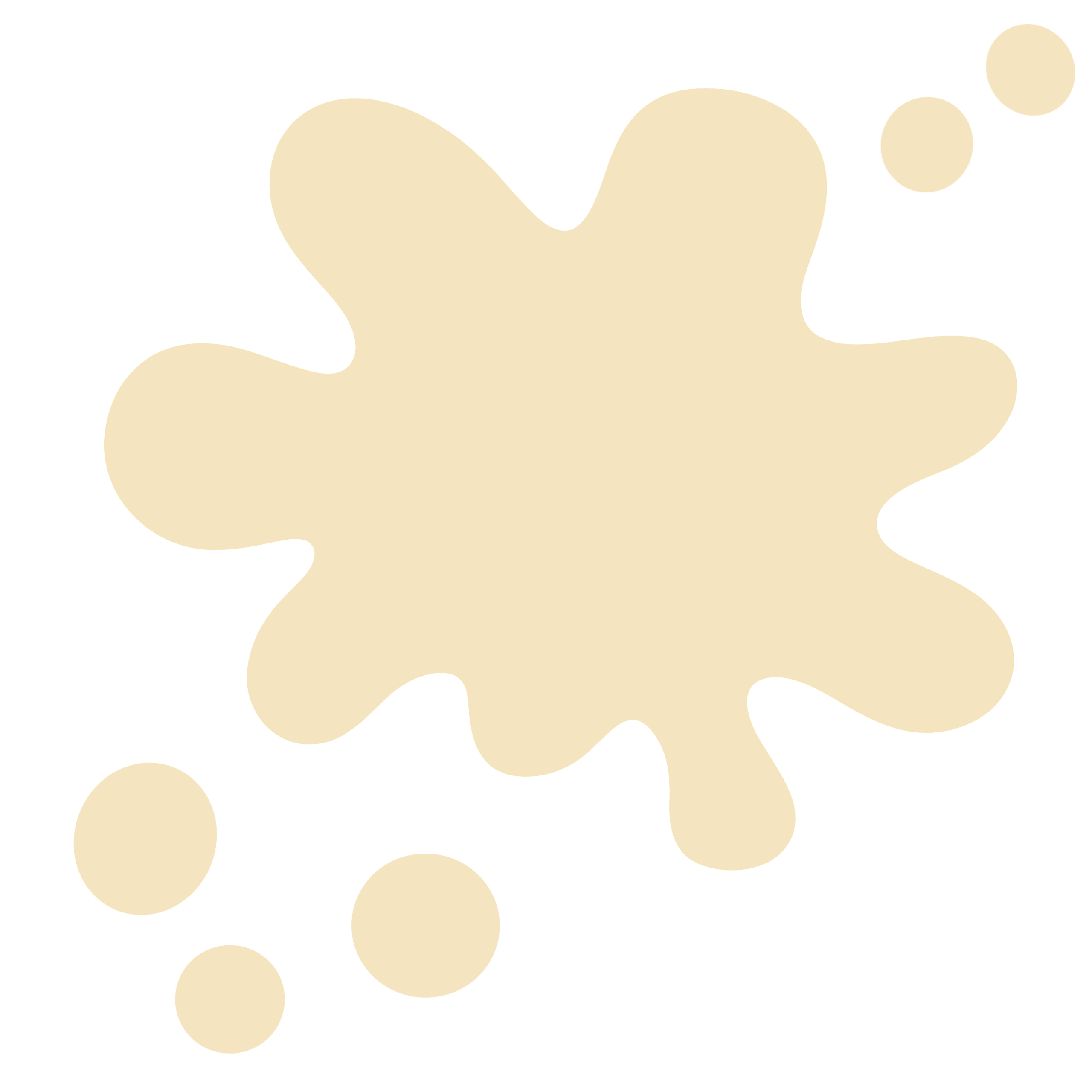 Beige Color Splash Gogu Oksana