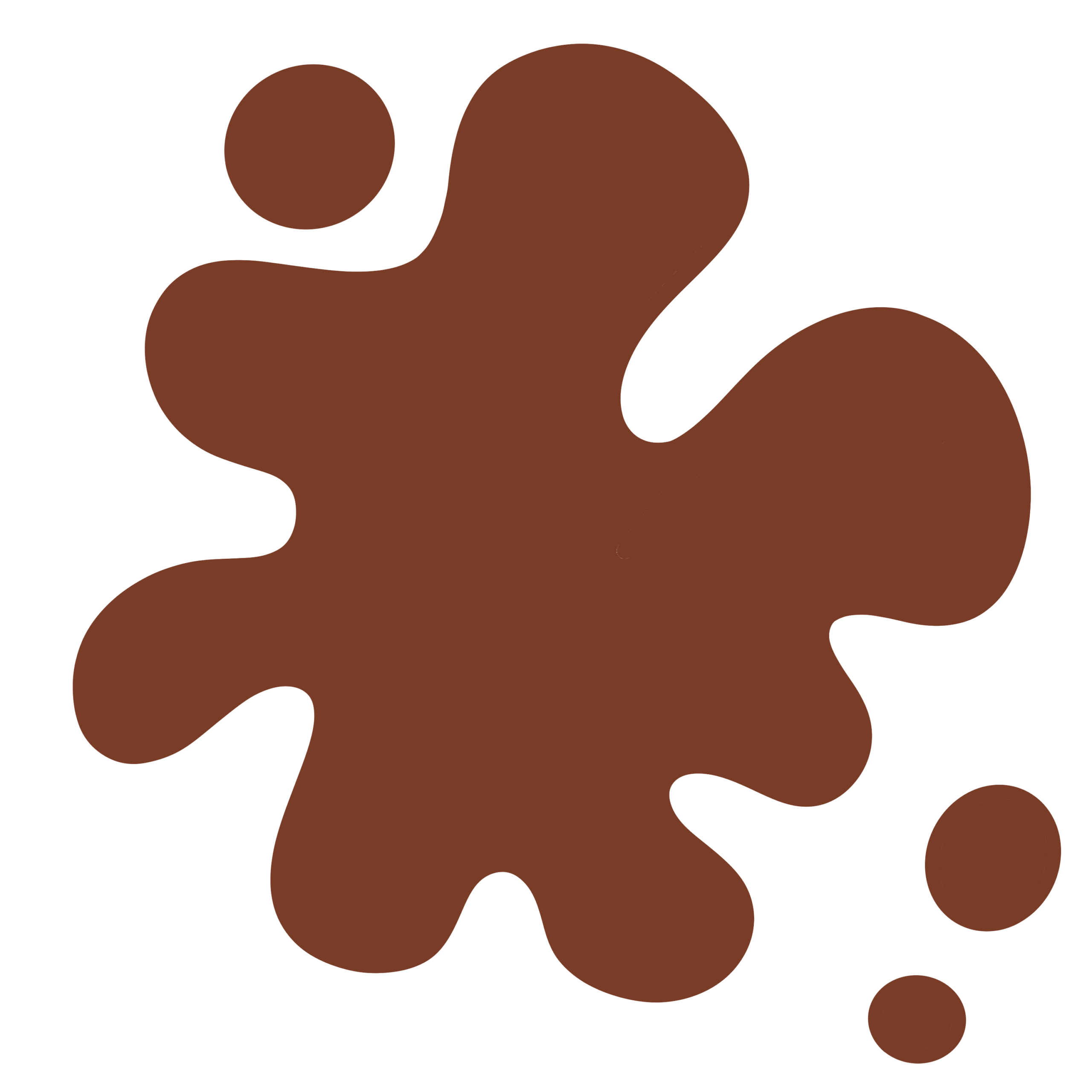 Brown splash color Gogu Oksana