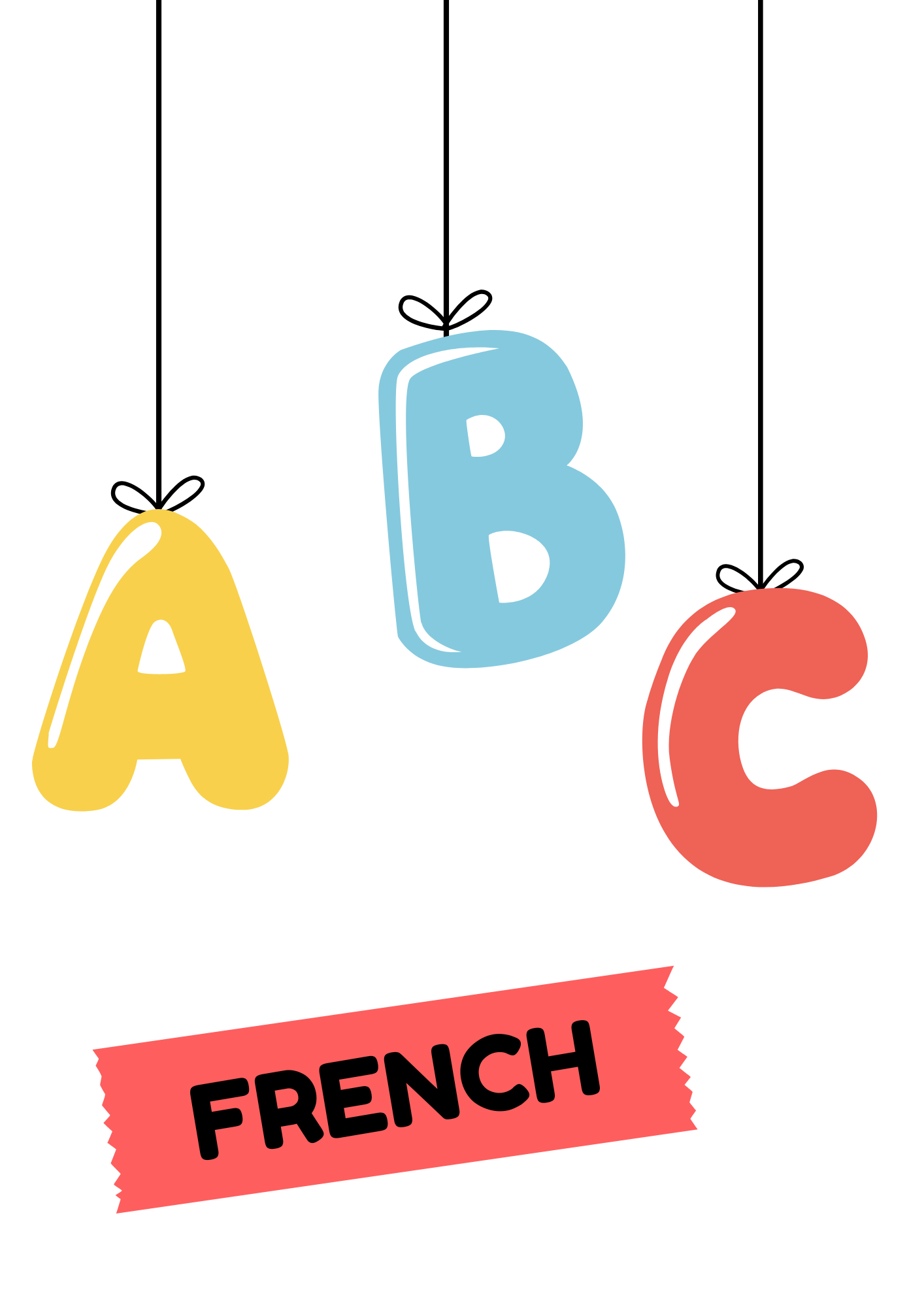 French Alphabet Chart