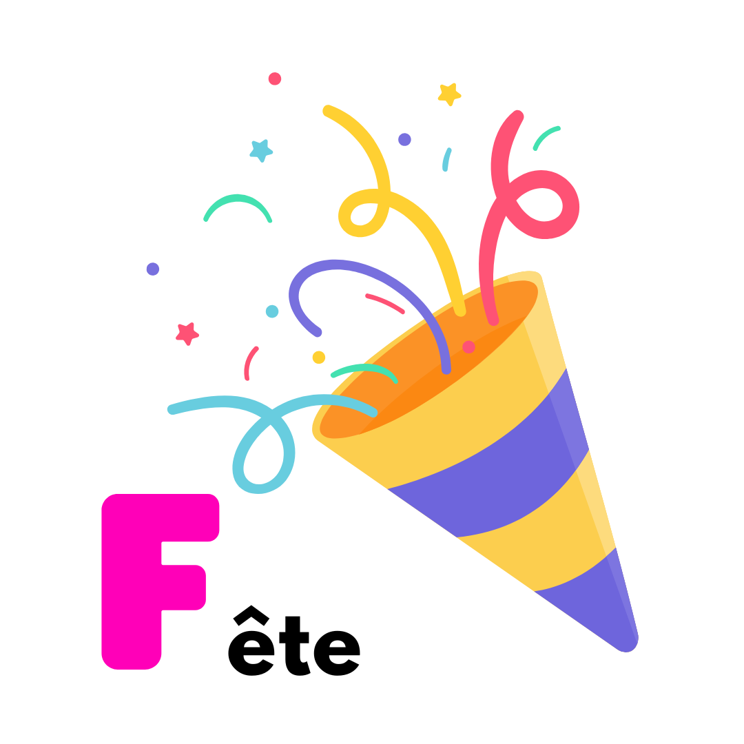 French Christmas Alphabet Educational Poster Gogu Education