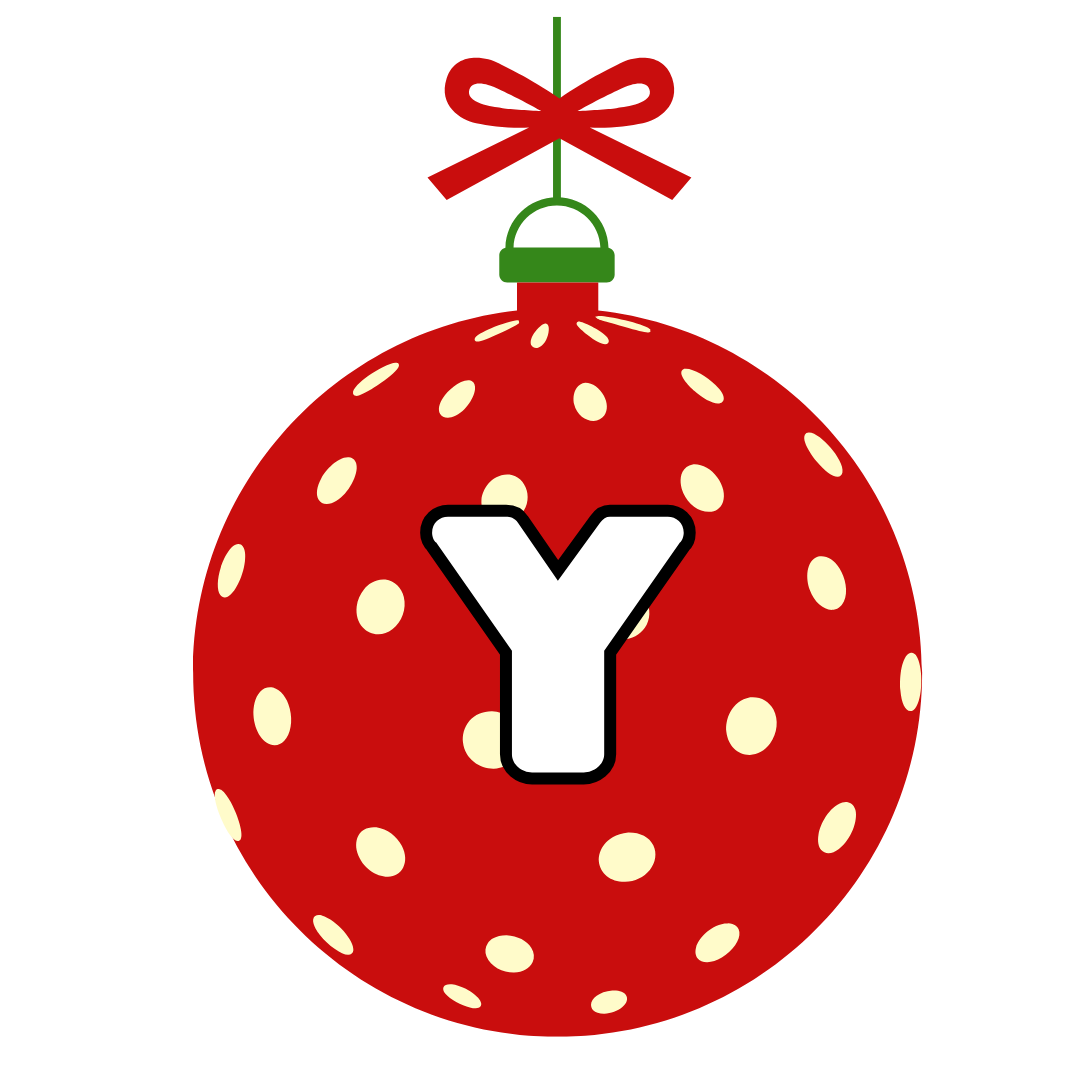 French Christmas Alphabet Educational Poster Gogu Education Letter y