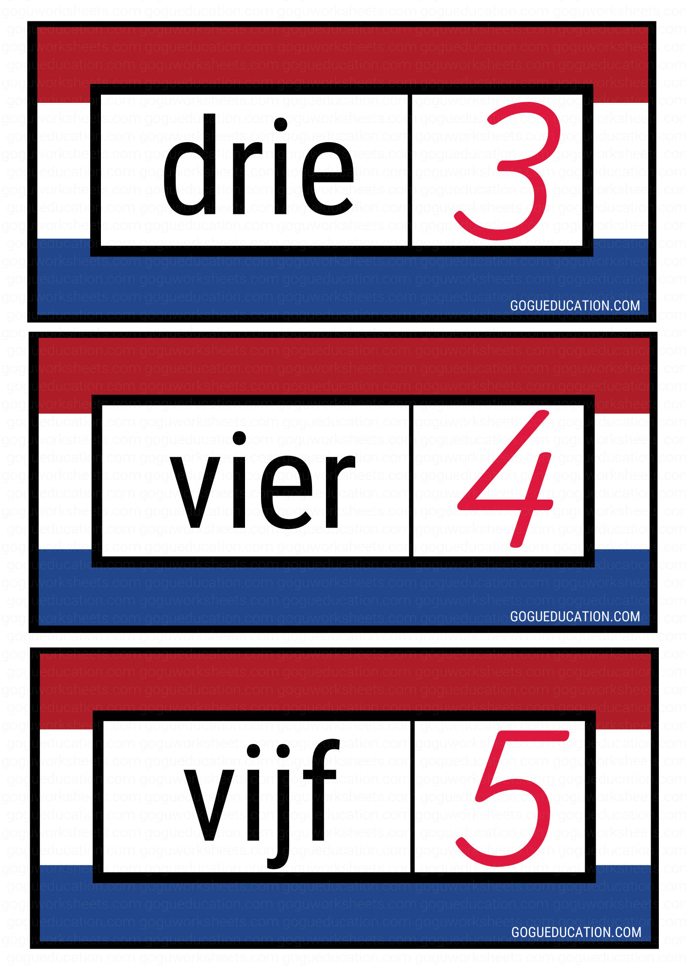Dutch Numbers 2
