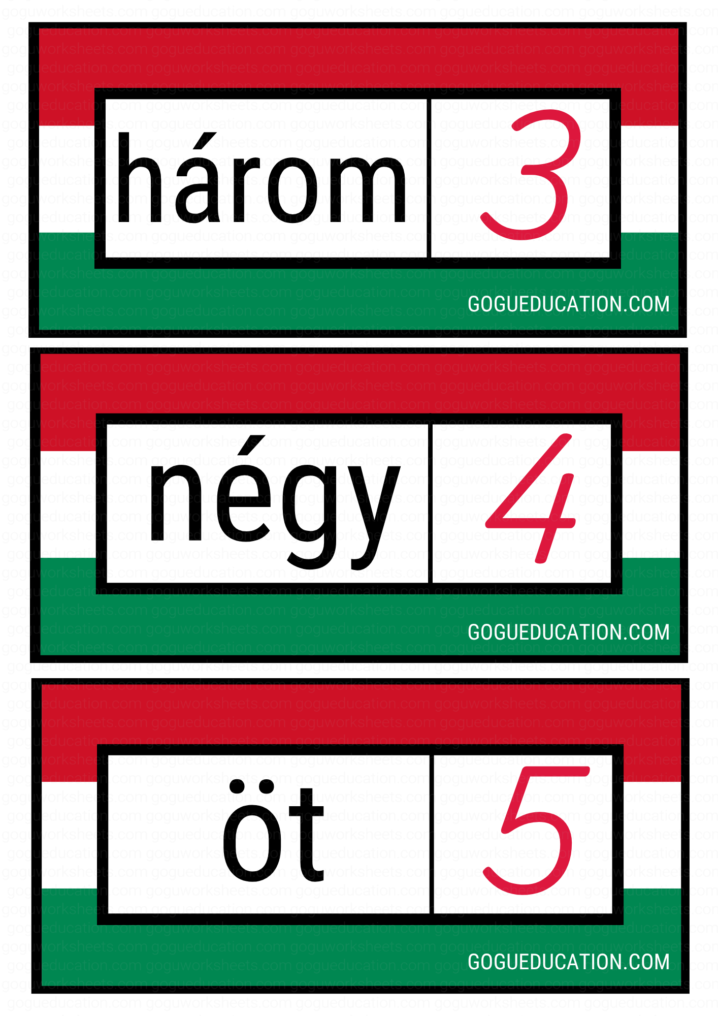 Hungarian Numbers Preview 2