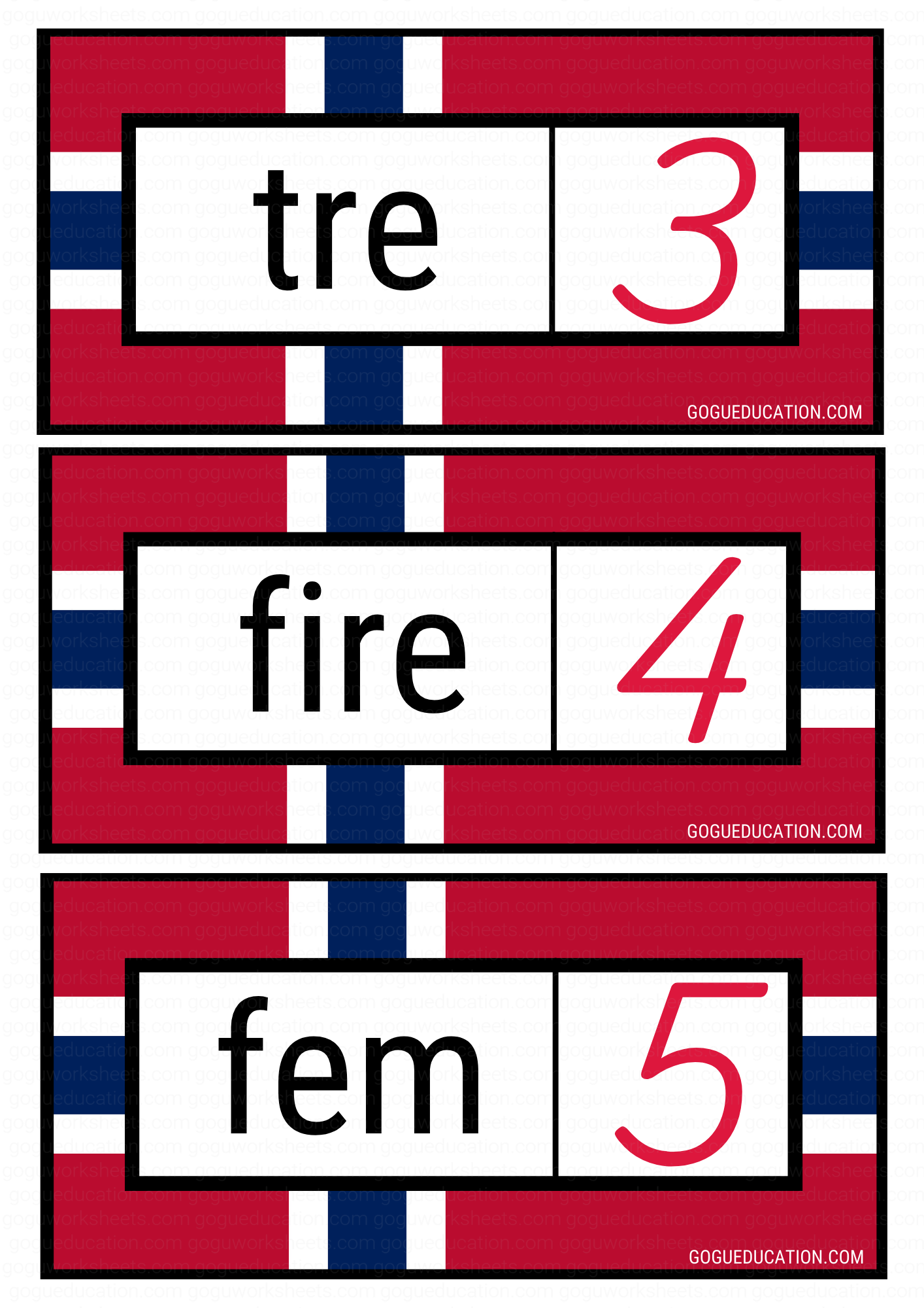 Norwegian Numbers 2