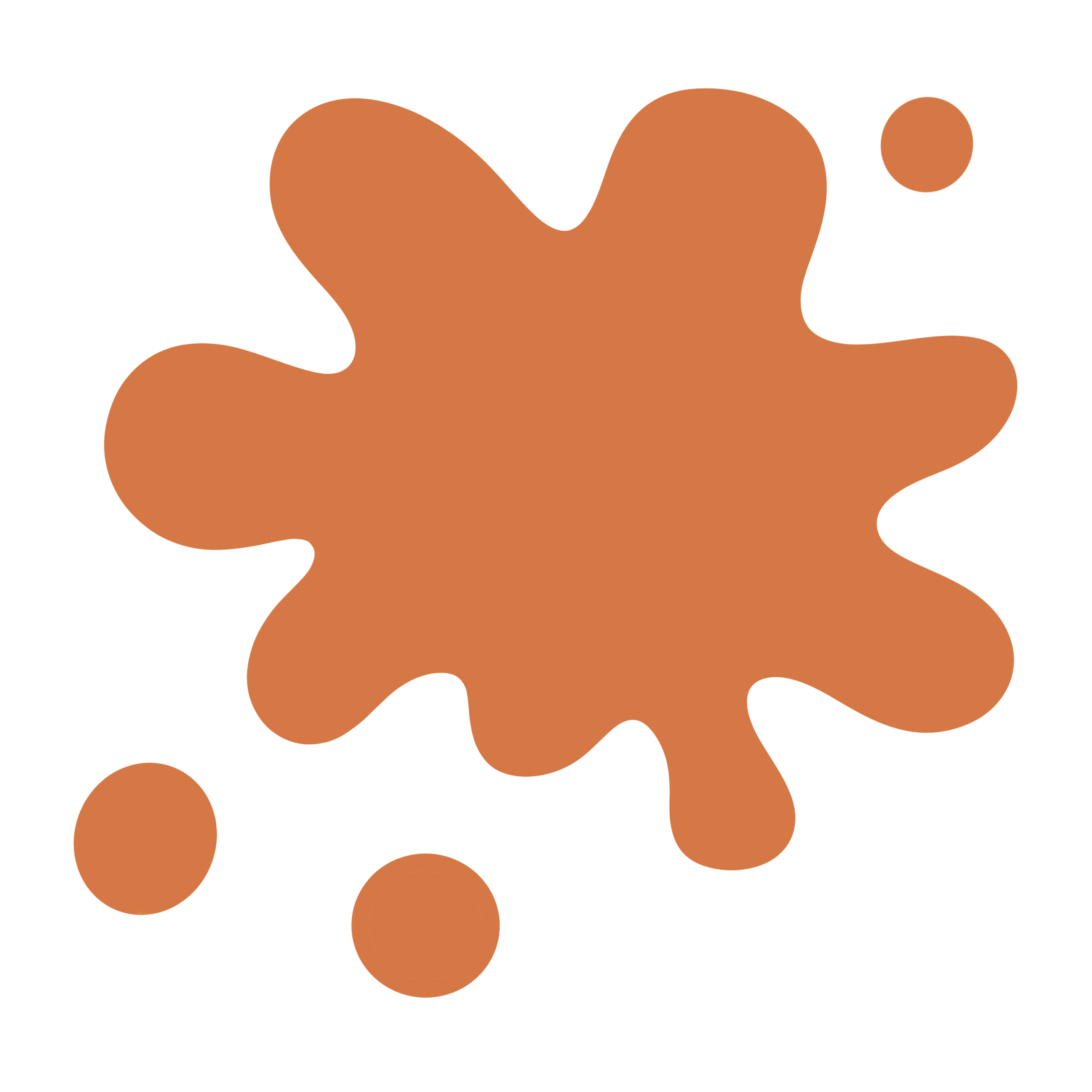 Orange color splash Gogu oksana