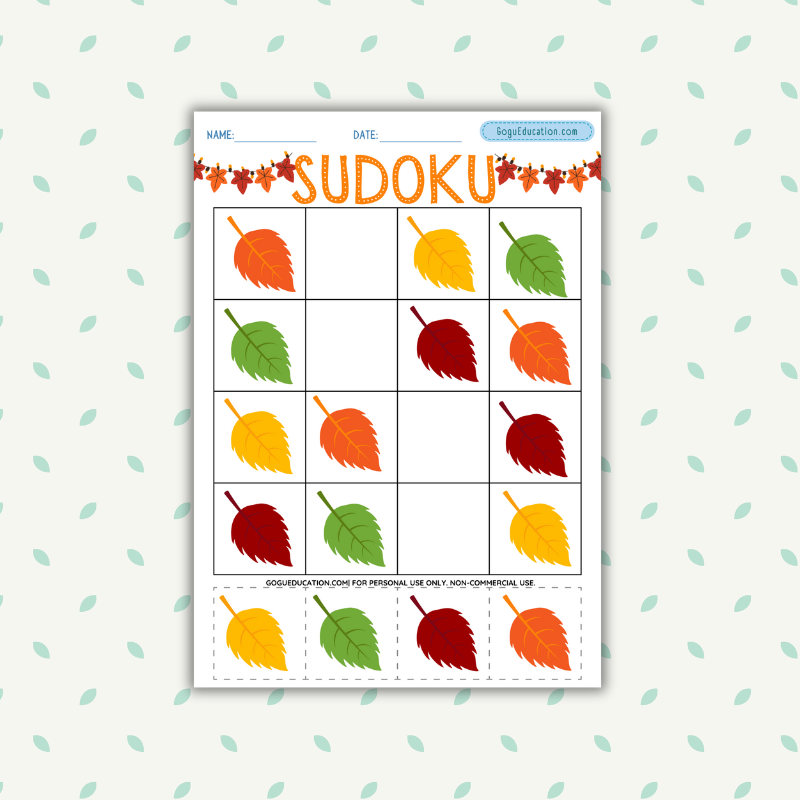 Autumn Leaves Sudoku