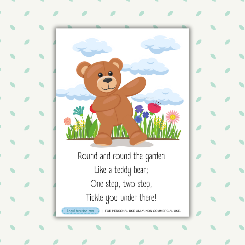 Nursery Rhyme Round the Garden Gogu Education