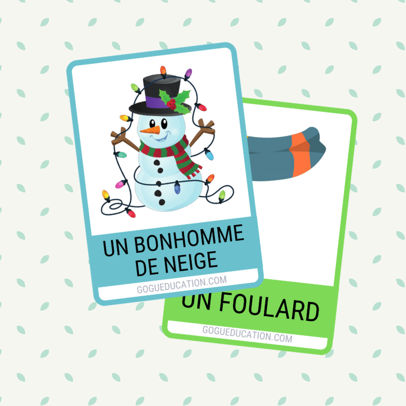 French Vocabulary Winter