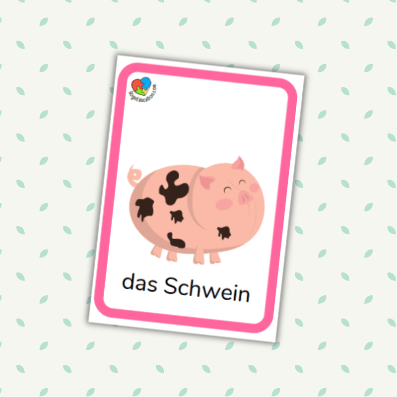 German Farm Animals 16 Flashcards