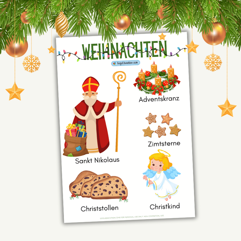 German Poster Christmas Weihnachten