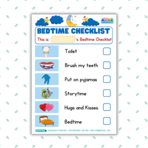 Preview Gogu Education - Bedtime Checklist Printable
