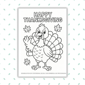 Thanksgiving Turkey Coloring
