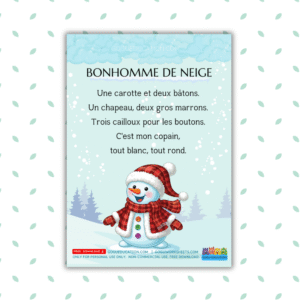 French Nursery Rhymes - Comptine Bonhomme de neige