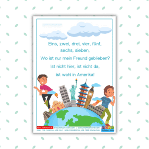 German Nursery Rhyme Wo ist nur mein Freund geblieben? Gogu Education