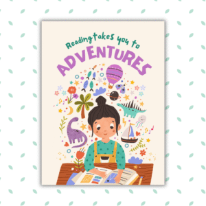 Preview GoguWorksheets.com – Reading Corner Educational Poster GoguEducation.com