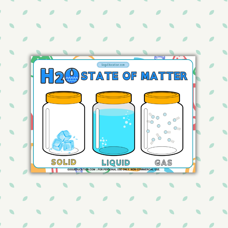 Water H2O State of Matter