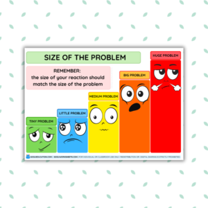 Size of the Problem Chart | Social Emotional Learning (SEL) Tool