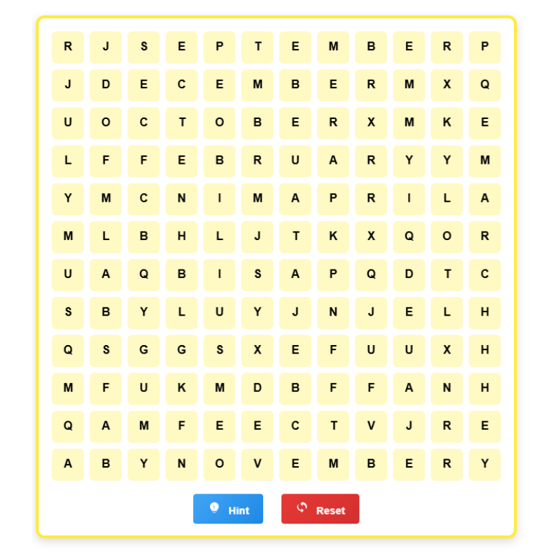 Preview Word Search Game Gogu Education