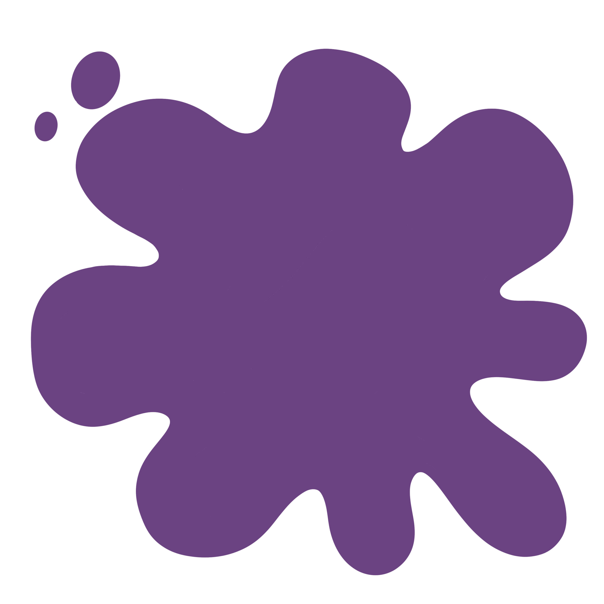 Purple color splash Gogu Oksana